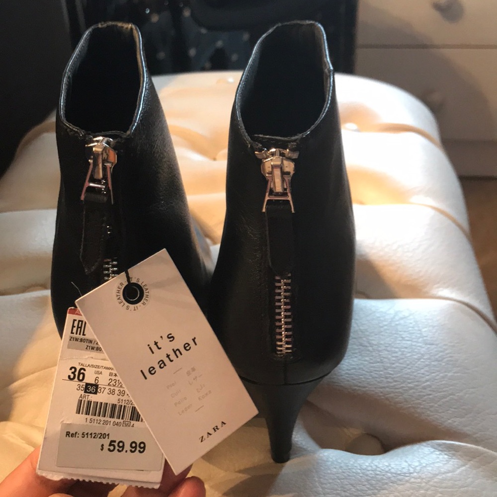 Zara Black Boots - Picture 6 of 8